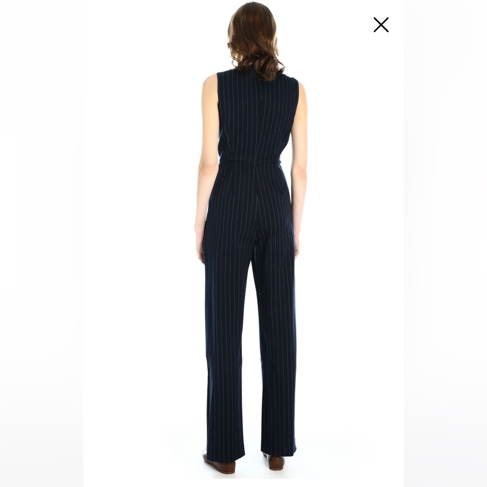 SOLD!on Ebay MaxMara Label-cutEDITTO Jumpsuit.Size: Small.Color:Navy/Striped New - Picture 9 of 17